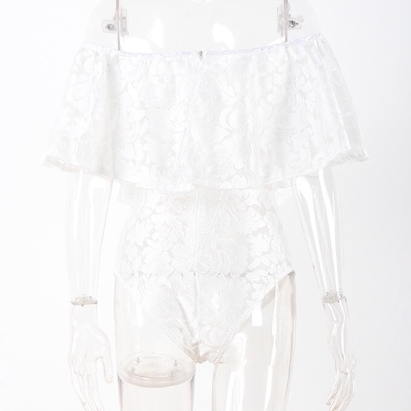 💥HP💥 Sexy Off Shoulder Lace Jumpsuit or Bodysuit - Picture 6 of 7